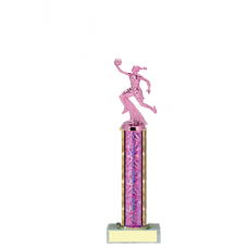 Trophies - #Basketball Pink B Style Trophy